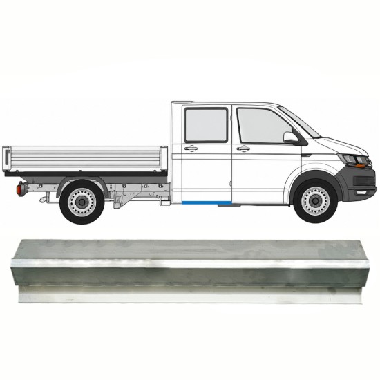 Reparație spate prag pentru Volkswagen Transporter T6 2015-2024 / Stânga = Dreapta (simetric) 17131