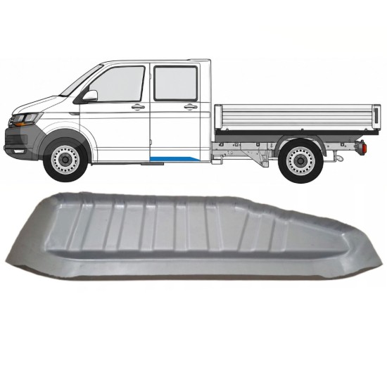 Podea treapta cabina stanga cu prag interior pentru Volkswagen Transporter T6 2015-2024 / Stânga 17155