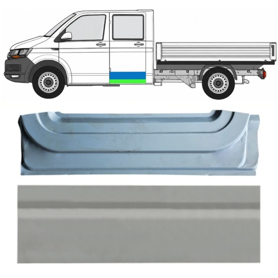 Reparație interior + exterior ușă spate pentru Volkswagen Transporter T6 2015-2024 / Stânga 17161
