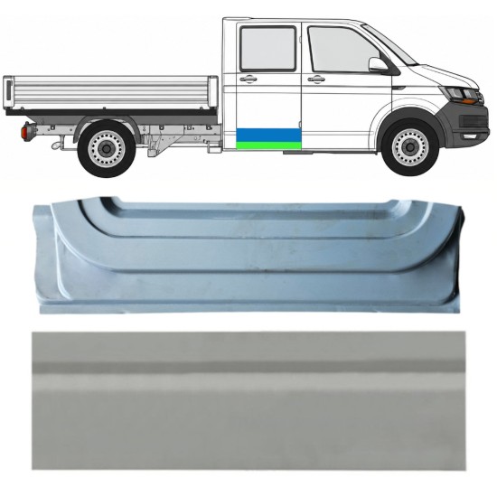 Reparație interior + exterior ușă spate pentru Volkswagen Transporter T6 2015-2024 / Dreapta 17160