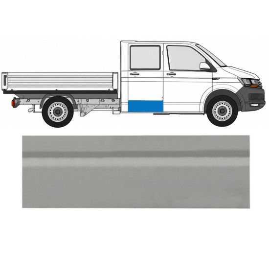 Reparație exterior ușă spate pentru Volkswagen Transporter T6 2015-2024 / Stânga = Dreapta (simetric) 17125