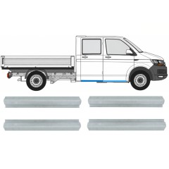 Reparație prag față + spate pentru Volkswagen Transporter T6 2015-2024 / Stânga+Dreapta 17132