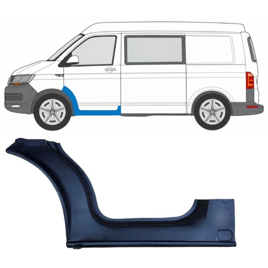 Reparație prag ușă față pentru Volkswagen Transporter T6 2015-2024 / Stânga 17118