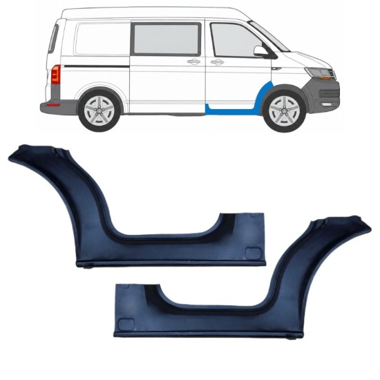 Reparație prag ușă față pentru Volkswagen Transporter T6 2015-2024 / Stânga+Dreapta 17119