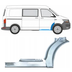 Reparație prag + aripă față pentru Volkswagen Transporter T6 2015-2024 / Dreapta 17196
