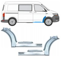 Reparație prag + aripă față pentru Volkswagen Transporter T6 2015-2024 17198