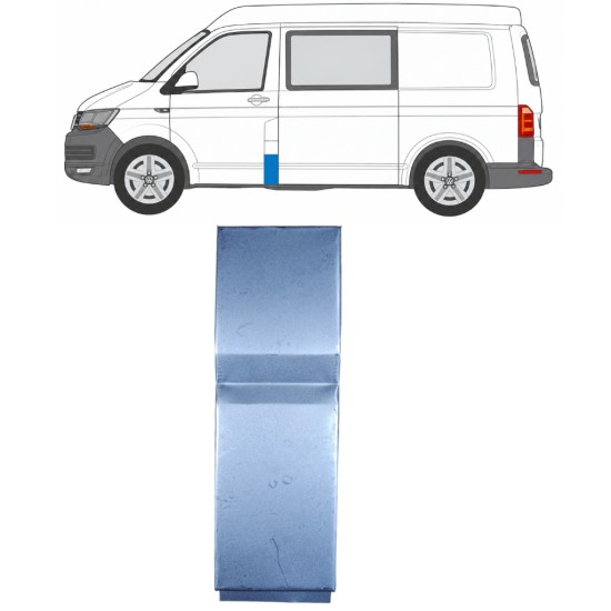 Segment reparație stâlp pentru Volkswagen Transporter T6 2015-2024 / Stânga 17195