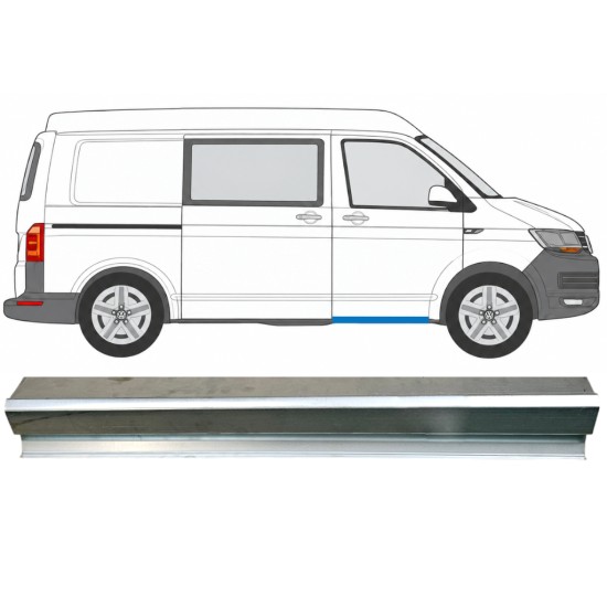 Reparație prag ușă față pentru Volkswagen Transporter T6 2015-2024 / Stânga = Dreapta (simetric) 17129