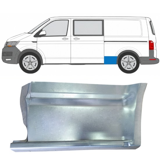 Reparație aripă spate pentru Volkswagen Transporter T6 2015-2024 / Stânga 17151