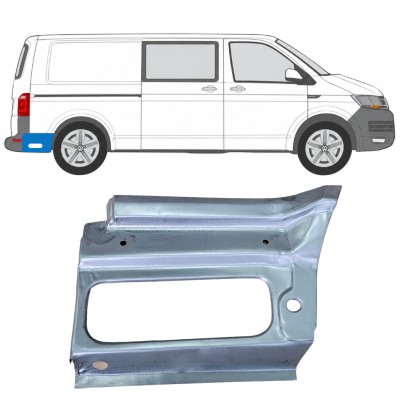 Reparație aripă spate pentru Volkswagen Transporter T6 2015-2024 / Dreapta 17189