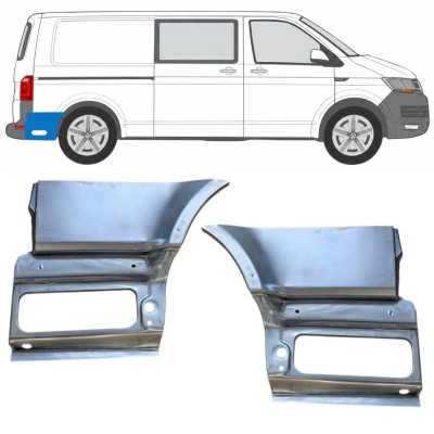 Reparație aripă spate partea inferioară din spatele roții pentru Volkswagen Transporter T6 2015-2024 / Stânga+Dreapta 17202