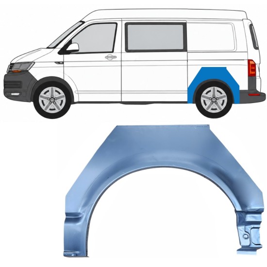 Reparație aripă spate pentru Volkswagen Transporter T6 2015-2024 / Stânga 17115