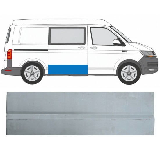 Reparație exterioară ușă glisantă pentru Volkswagen Transporter T6 2015-2024 / Dreapta 17124