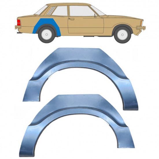 Reparație aripă spate pentru Ford Taunus 1976-1982 / Stânga+Dreapta / Set 11060