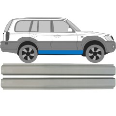 Reparație prag pentru Hyundai Terracan 2001-2006 / Stânga = Dreapta (simetric) / Set 9611