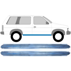 Reparație prag pentru Nissan Terrano I 1986-1996 / Stânga+Dreapta / Set 11365
