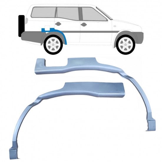 Reparație aripă spate pentru Nissan Terrano 1993-1999 / Stânga+Dreapta / Set 10574