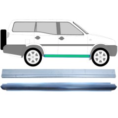 Reparație prag interior + exterior pentru Nissan Terrano II 1993-2005 / Stânga = Dreapta (simetric) / Set 11963