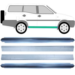Reparație prag interior + exterior pentru Nissan Terrano II 1993-2005 / Stânga+Dreapta / Set 11964