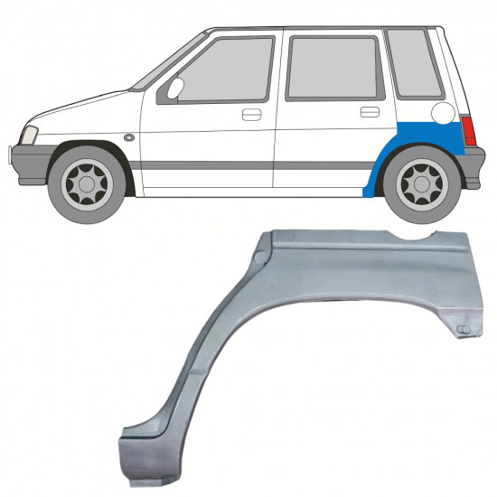 DAEWOO TICO 1991-2000 SEGMENT REPARAȚIE ARIPĂ SPATE / DREAPTA