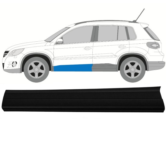 Bandou lateral ușă pentru Volkswagen Tiguan 2007-2016 / Stânga 17062