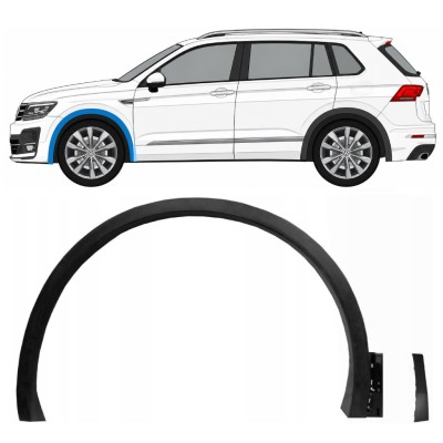 Bandou aripă față pentru Volkswagen Tiguan 2016-2020 R-Line / Stânga / Set 14853