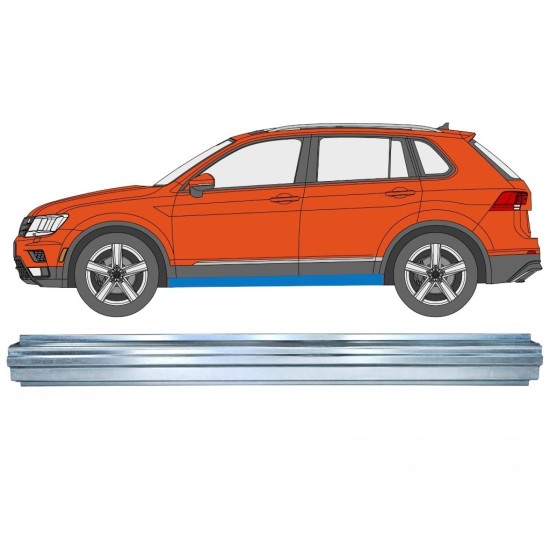 Reparație prag pentru Volkswagen Tiguan 2016-2024 / Stânga 17218