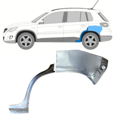 Reparație aripă spate pentru Volkswagen Tiguan 2007-2016 / Stânga / Set 15788