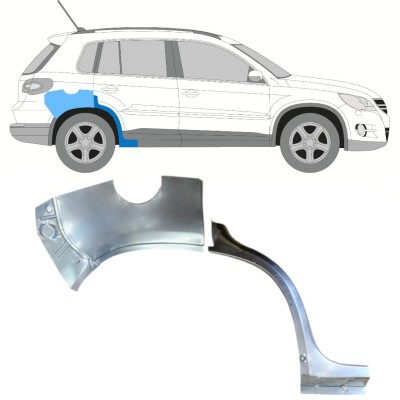 Reparație aripă spate pentru Volkswagen Tiguan 2007-2016 / Dreapta / Set 15787