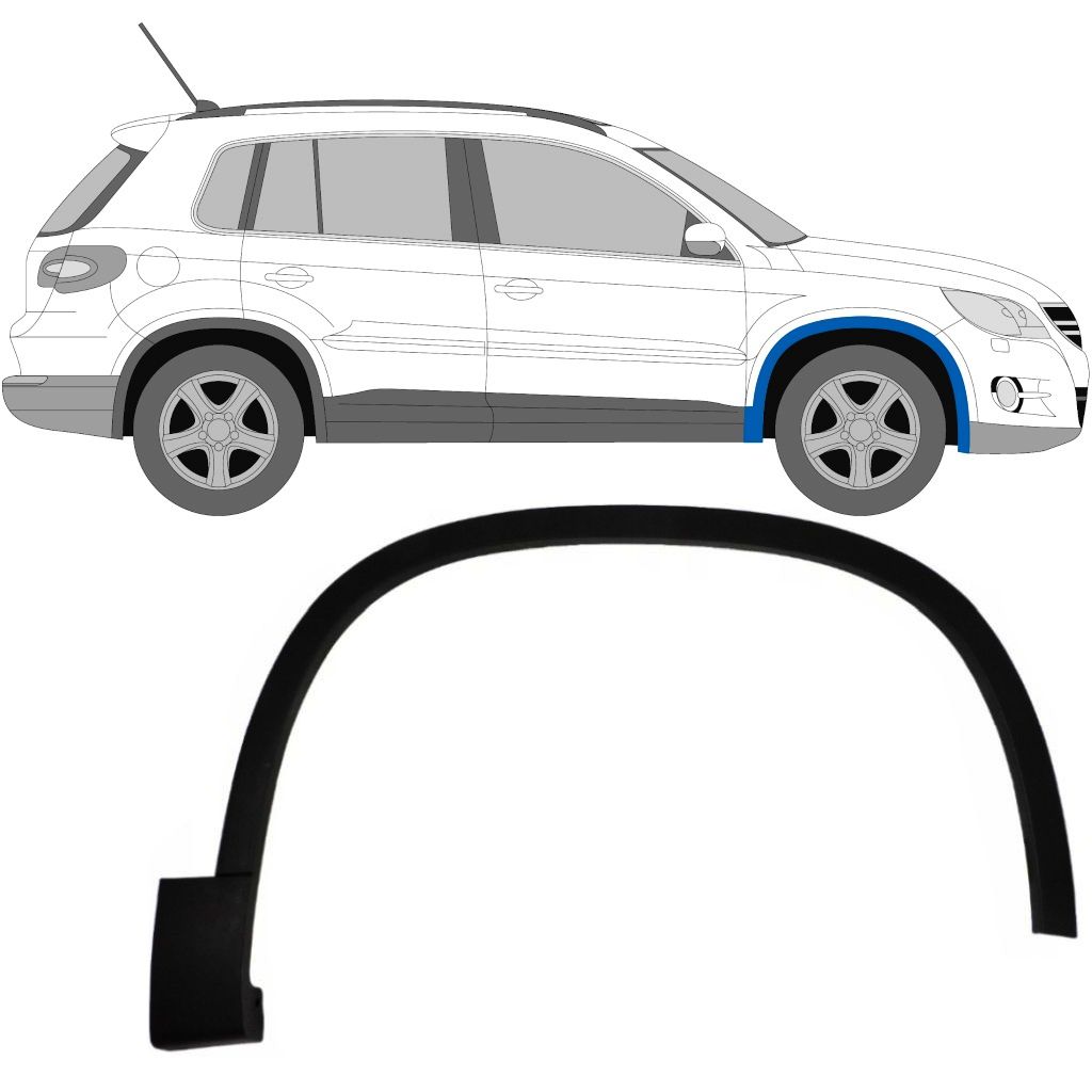 Bandou Aripă Față Pentru Volkswagen Tiguan 2007-2016 / Dreapta 8882