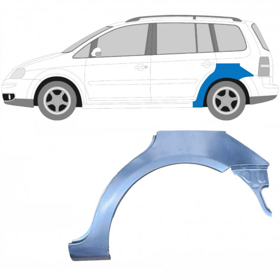 VW TOURAN 2003-2010 SEGMENT REPARAȚIE ARIPĂ SPATE / STÂNGA