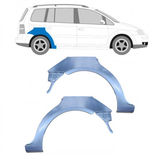 VW TOURAN 2003-2010 SEGMENT REPARAȚIE ARIPĂ SPATE / A STABILIT