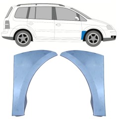 Panou de reparație aripă față pentru Volkswagen Touran 2003-2010 / Stânga+Dreapta / Set 9737