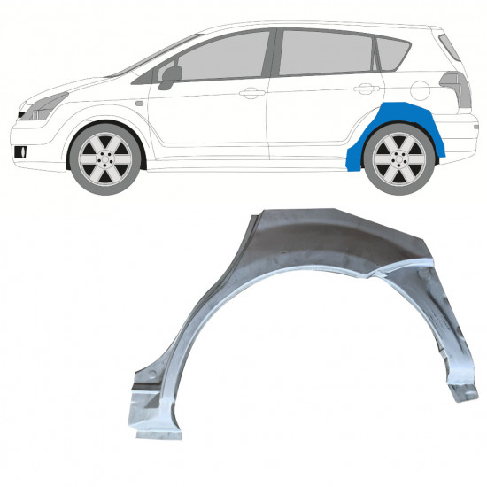 TOYOTA COROLLA VERSO 2004-2009 SEGMENT REPARAȚIE ARIPĂ SPATE / STÂNGA