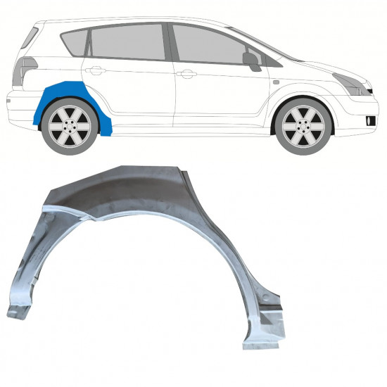 TOYOTA COROLLA VERSO 2004-2009 SEGMENT REPARAȚIE ARIPĂ SPATE / DREAPTA