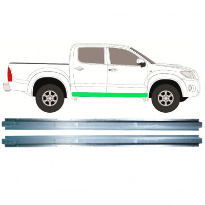 Reparație prag interior pentru Toyota Hilux 2005-2015 / Set 11457