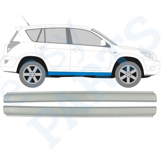 Reparație prag pentru Toyota RAV4 2006-2013 / Stânga = Dreapta (simetric) / Set 9362