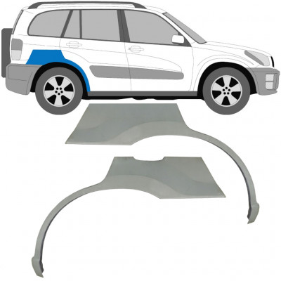 Reparație aripă spate pentru Toyota RAV4 2000-2005 / Stânga+Dreapta / Set 9432