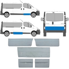 Panou reparație ușă pentru Opel Vivaro 2001-2014 / Stânga+Dreapta / Set 14357