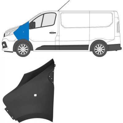 Aripă față pentru Renault Trafic 2014- 2014-2021 / Stânga 17102