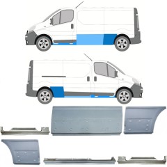 Set panouri de reparare pentru Renault Trafic 2001-2014 / Stânga+Dreapta / 11109