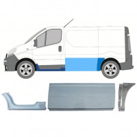 Set panouri de reparare pentru Renault Trafic Opel Vivaro 2001-2014 / SWB / Stânga /  11232