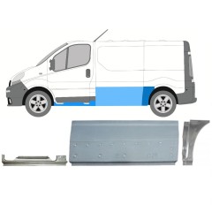 Set panouri de reparare pentru Renault Trafic 2001-2014 / Stânga / 13311