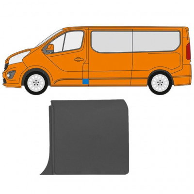 Bandou lateral stâlp față pentru Renault Trafic 2014- / Stânga 11249