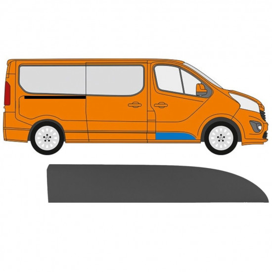 Bandou ușă față pentru Renault Trafic 2014- / Dreapta 11246