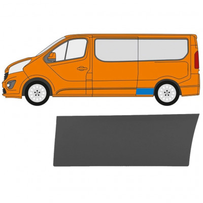 Bandou lateral pentru Renault Trafic 2014- / LWB / Stânga 11253