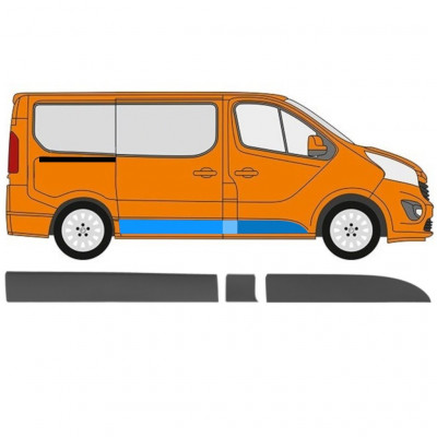 Bandou lateral pentru Renault Trafic 2014- / SWB / Dreapta / Set 11256