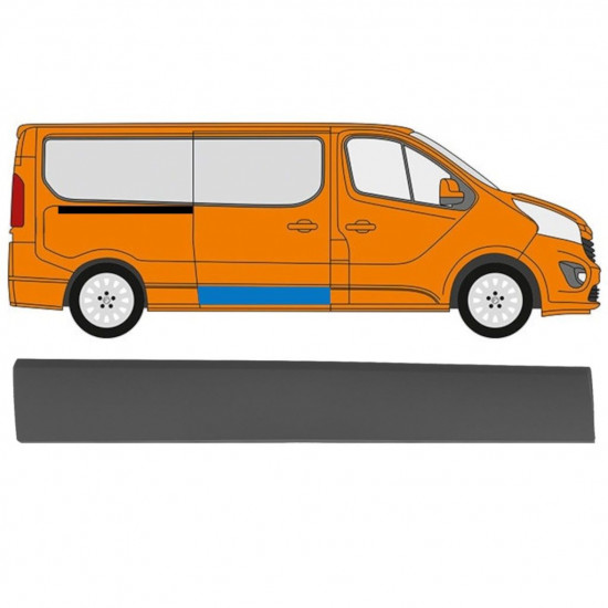 Bandou ușă glisantă pentru Renault Trafic 2014- / Dreapta 11250