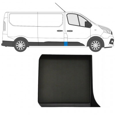 Bandou lateral stâlp față pentru Renault Trafic 2014- / Dreapta 8215