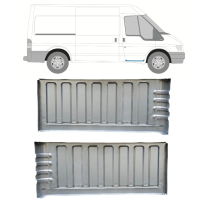 Podea treapta cabina stanga cu prag interior pentru Ford Transit 2000-2013 / Stânga+Dreapta / Set 15056